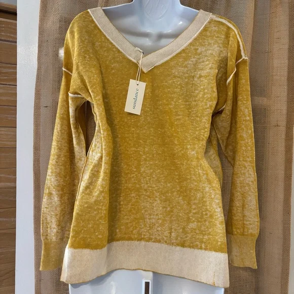 Sundance Mustard Knit Top - Picture 3 of 5